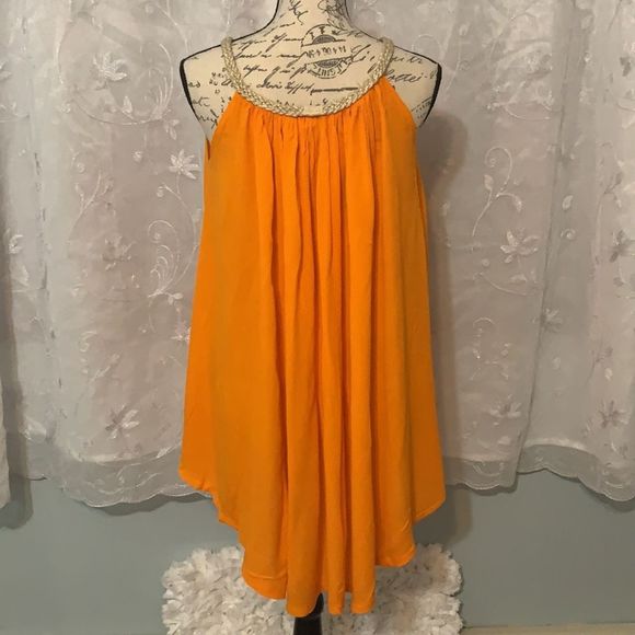 Sand & Spirit | Orange Cover up / House Dress | size 2 - Picture 6 of 6